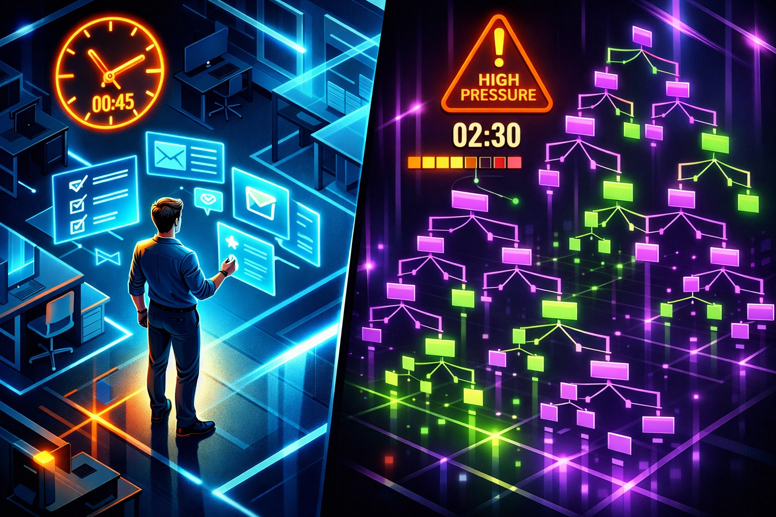 AI workplace simulation environment for testing student career readiness and decision-making