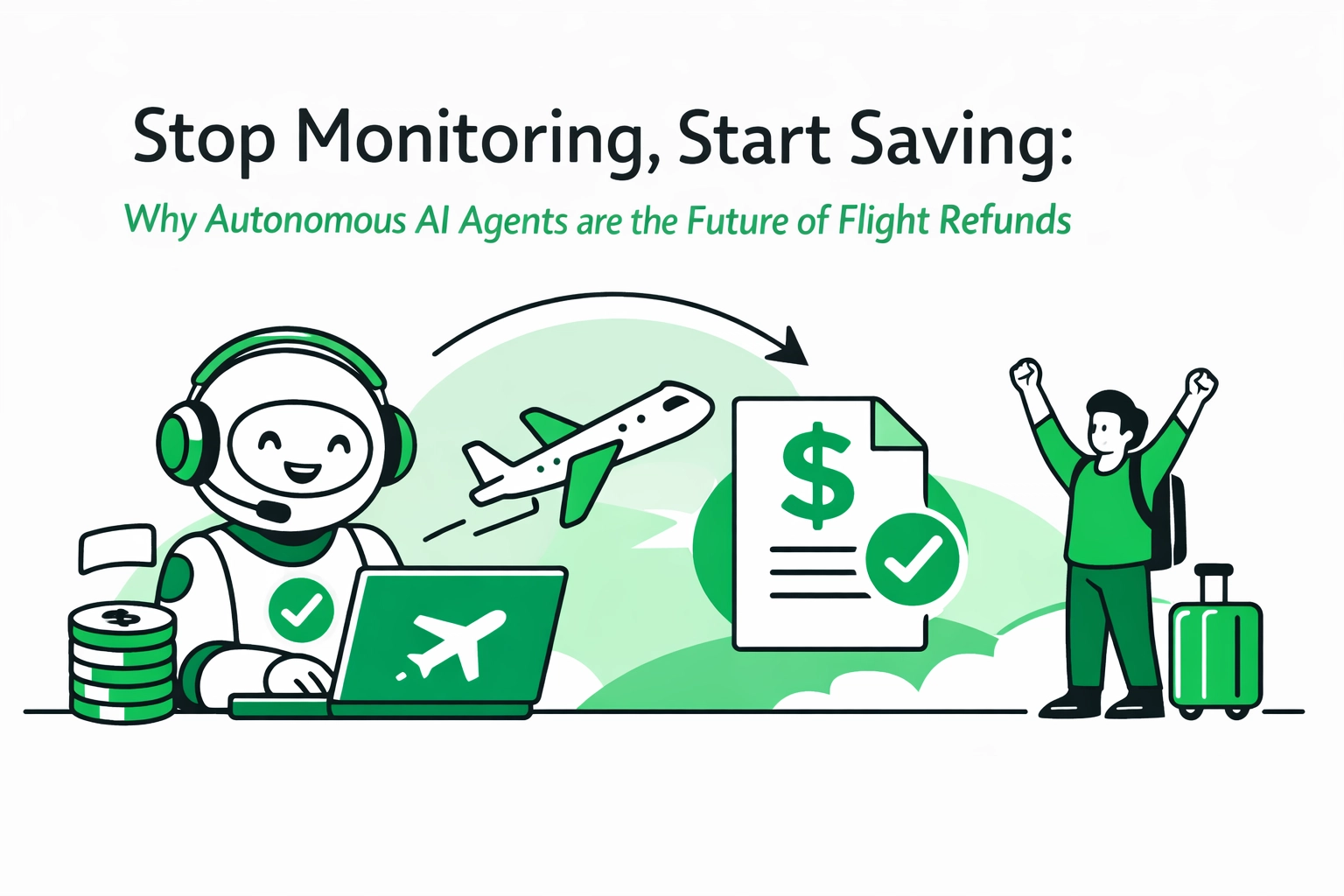 [HERO] Stop Monitoring, Start Saving: Why Autonomous AI Agents are the Future of Flight Refunds