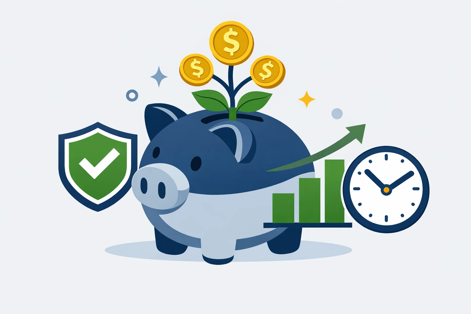 Illustration of small business retirement plan savings and 2026 contribution limits for 401k and IRA accounts.