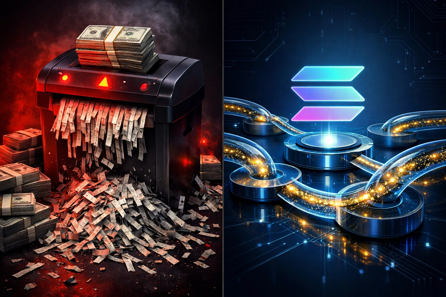 Crypto transaction fees comparison showing traditional processor costs versus Larecoin gas-only transfers