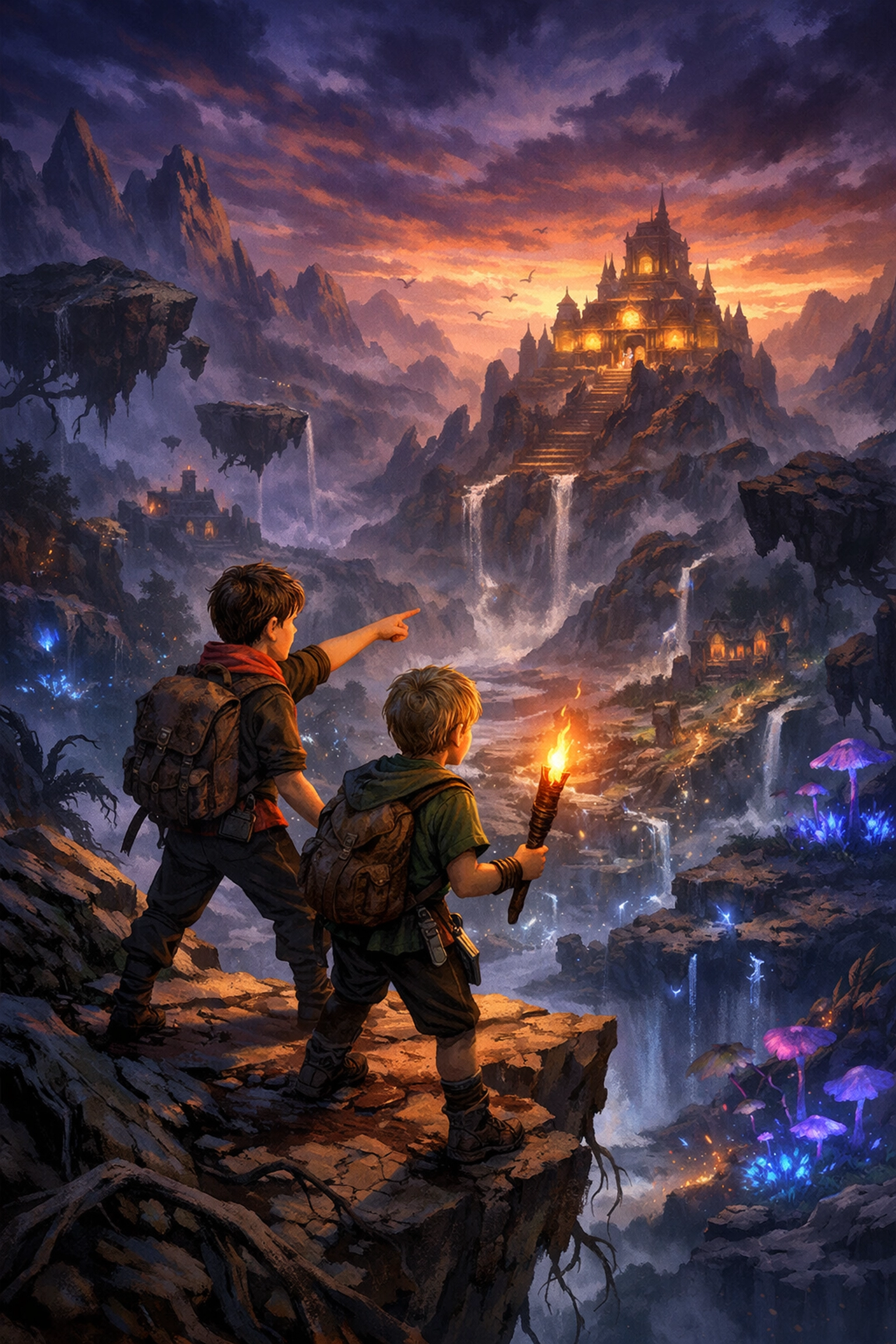 Two boys on an epic journey in a high-interest adventure book for reluctant readers and kids with dyslexia.