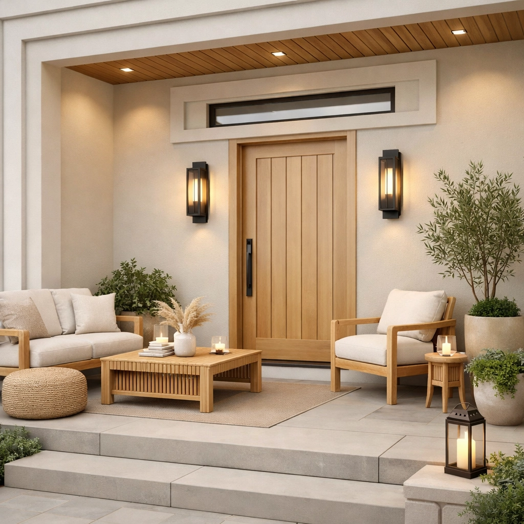 Professionally staged home entrance ready for Spokane real estate market