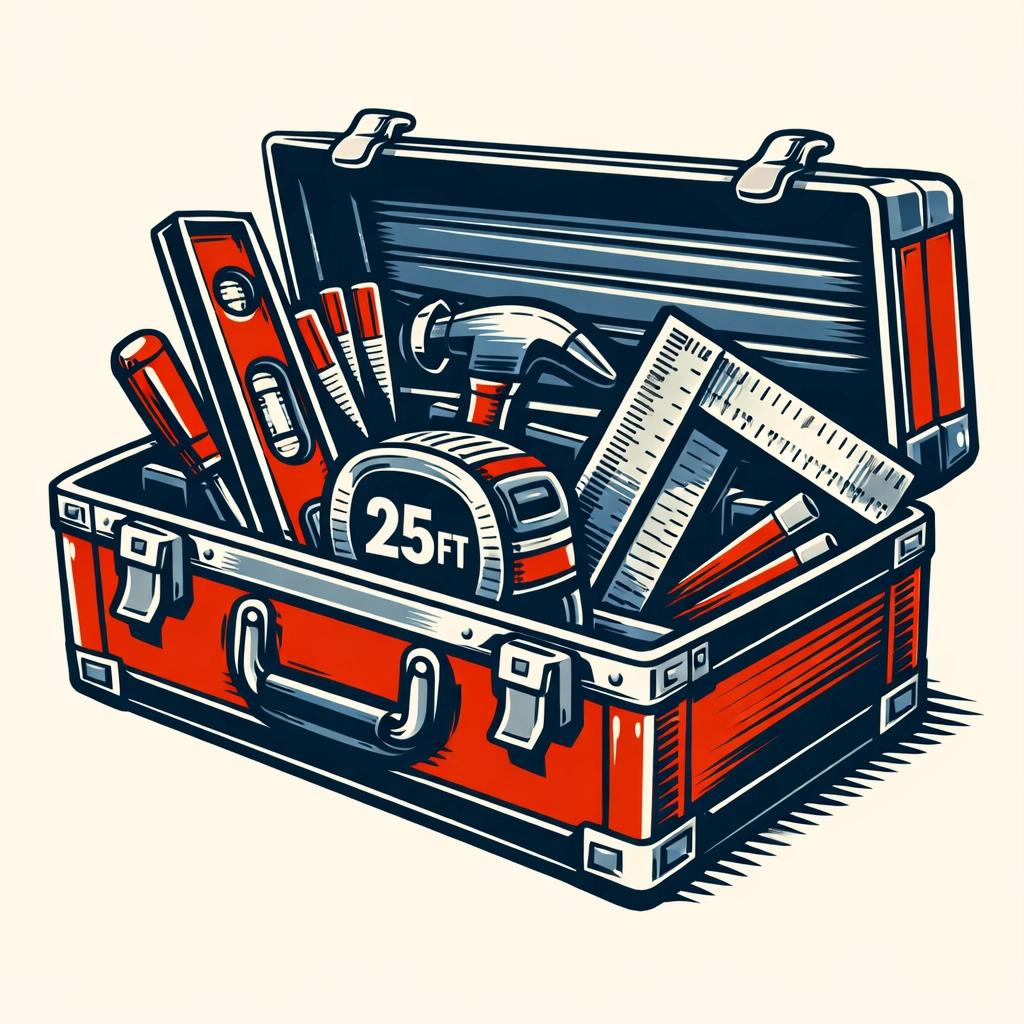 Professional handyman toolbox for veteran-owned home maintenance services in Northwood NH.