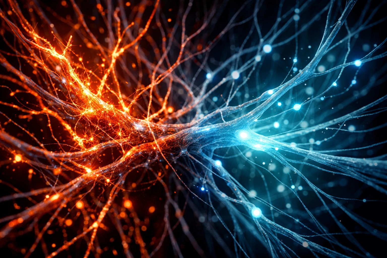 Visualization of brain neural pathways stabilizing after clearing alcohol toxins.