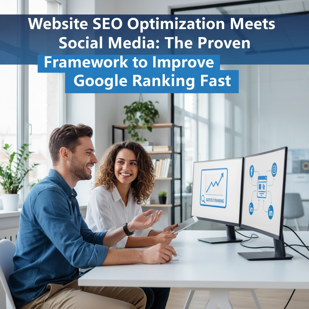 Website SEO Optimization Meets Social Media: The Proven Framework to Improve Google Ranking Fast