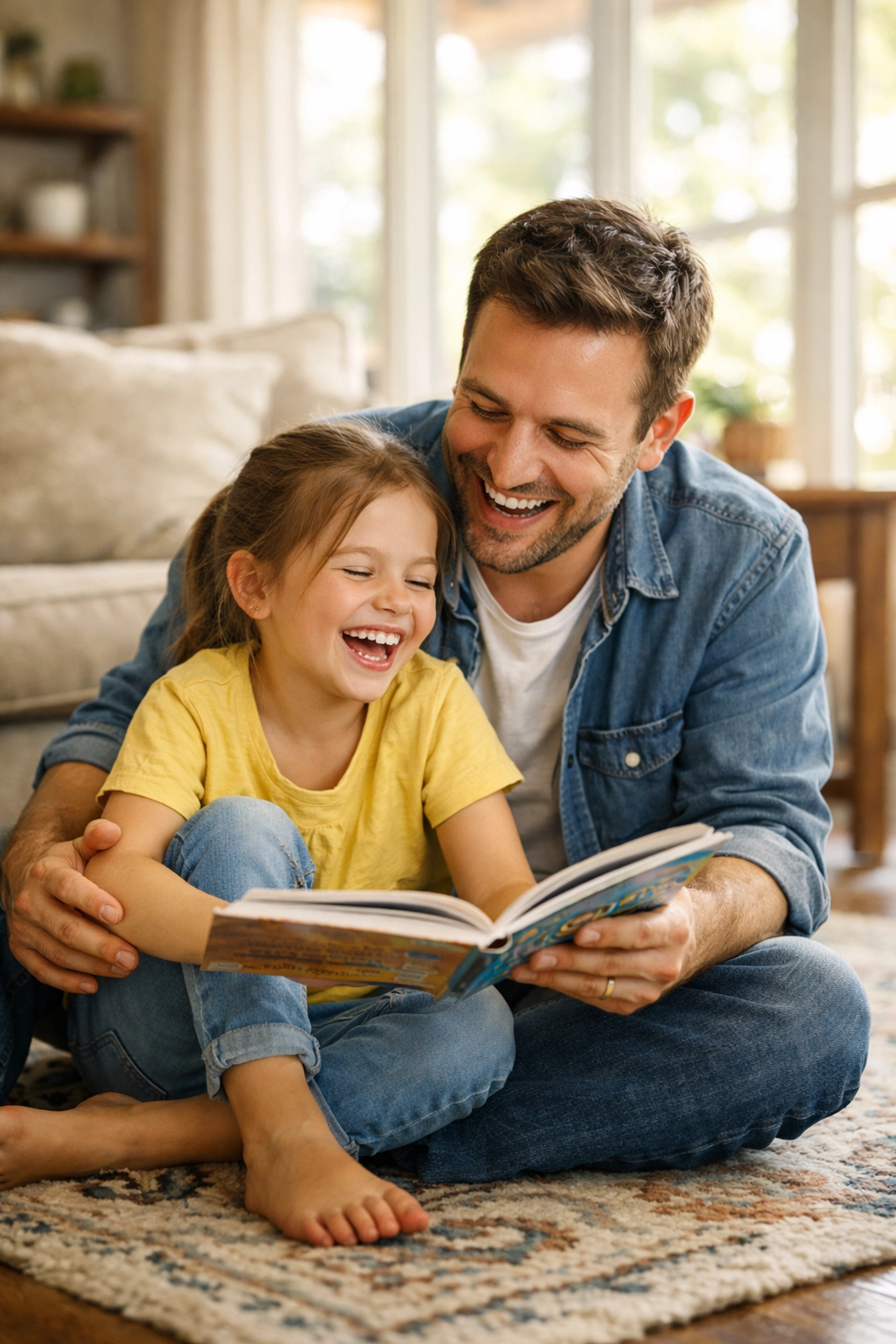 Famille heureuse et sereine grâce à un prêt sans enquête de crédit pour gérer les imprévus.