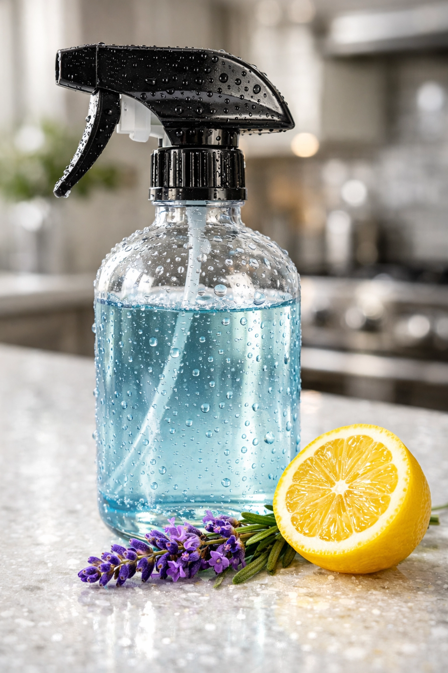 Eco-friendly cleaning products used for luxury cleaning in Westwood to ensure a non-toxic home environment.