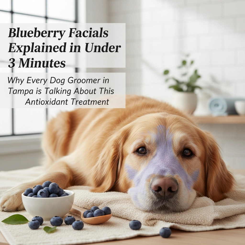 Blueberry Facials Explained in Under 3 Minutes: Why Every Dog Groomer in Tampa is Talking About This Antioxidant Treatment