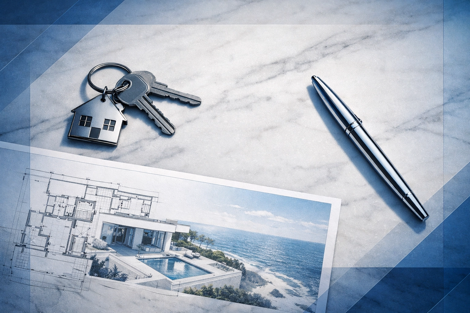 Legal paperwork and house keys illustrating complex asset division in Hampton Roads divorces.