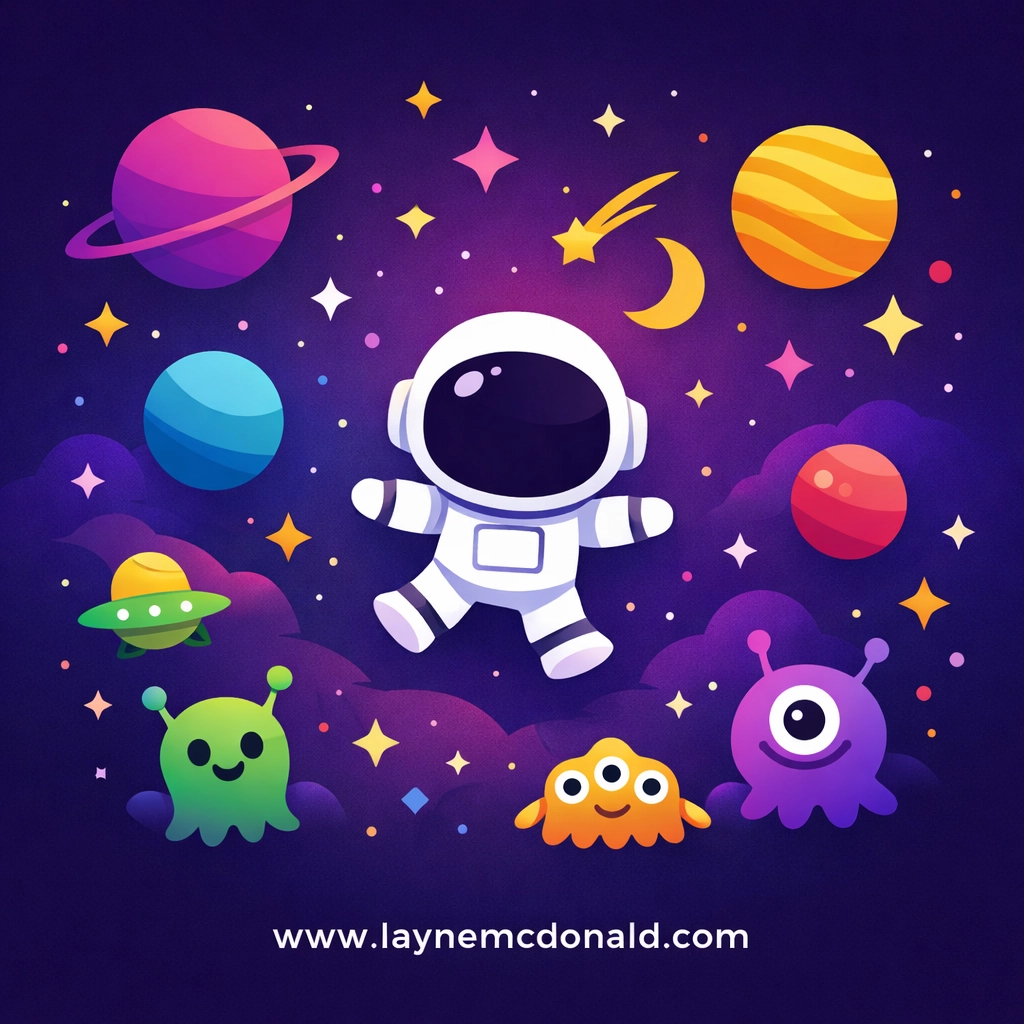 Young astronaut in space with colorful planets representing Pixar's Elio Christian movie review