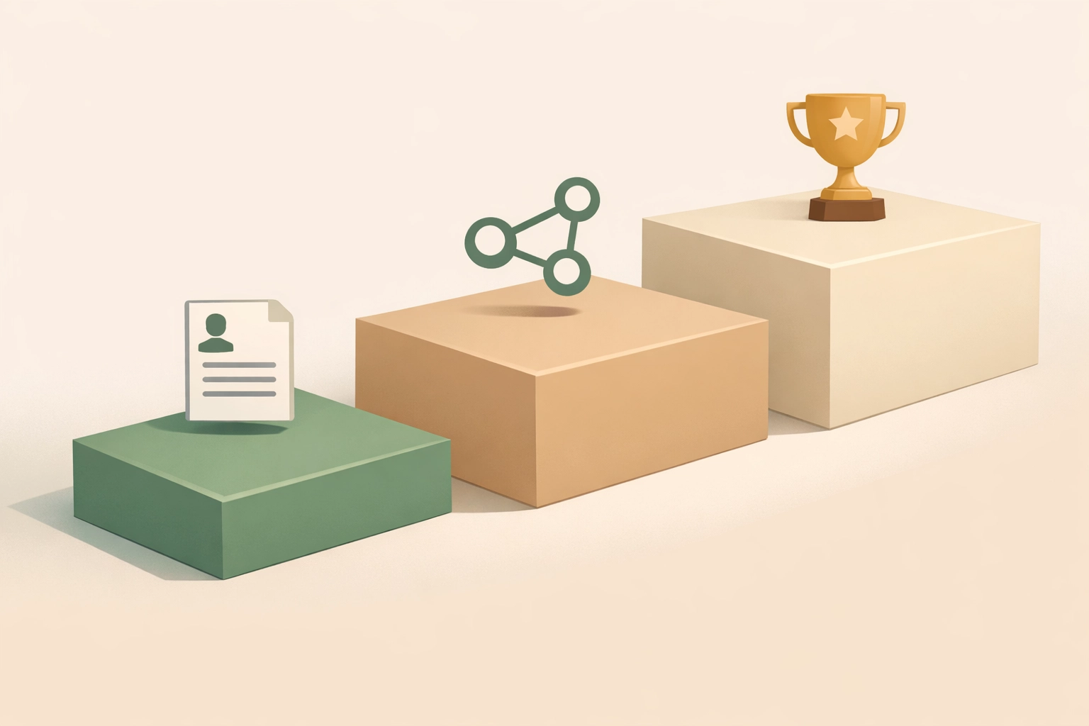 Three ascending career service package tiers from basic to premium support