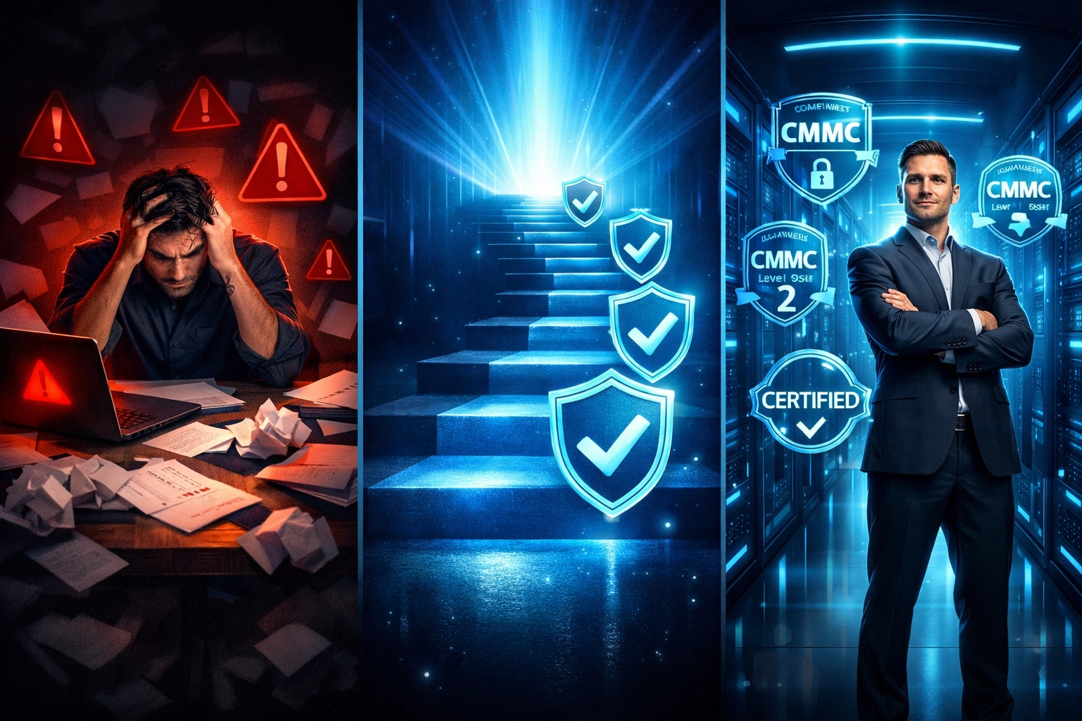 Startup CMMC compliance transformation journey from chaos to certification in 2 weeks