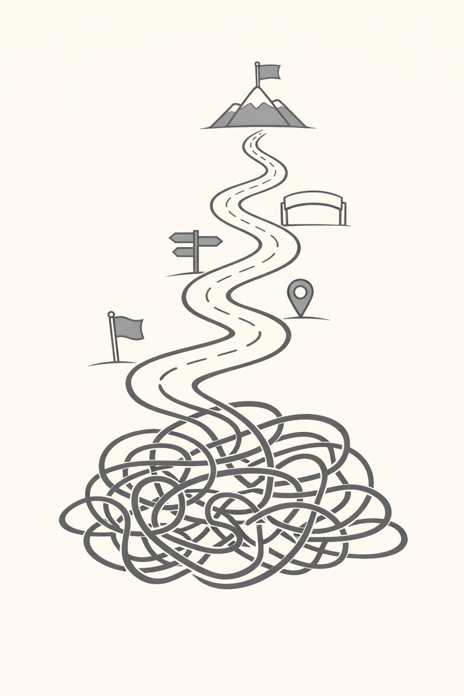 Clear business roadmap emerging from confusion through systematic operational audit process