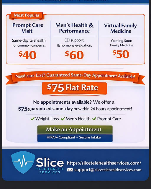 Slice Telehealth Pricing