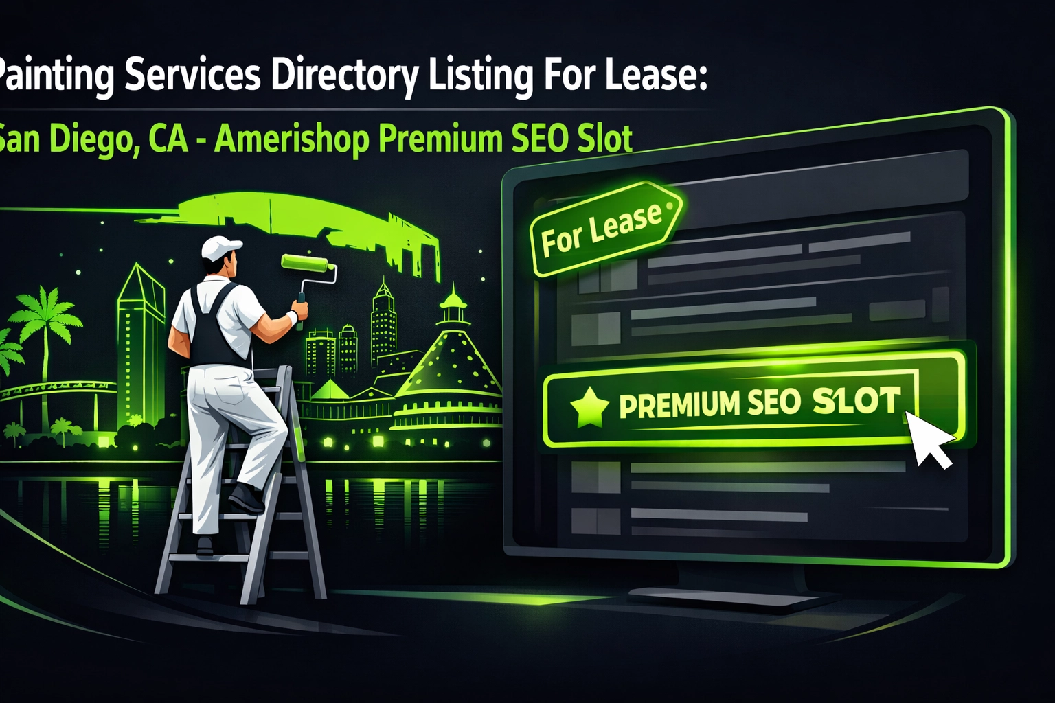 [HERO] Painting Services Directory Listing For Lease: San Diego, CA - Amerishop Basic Spot