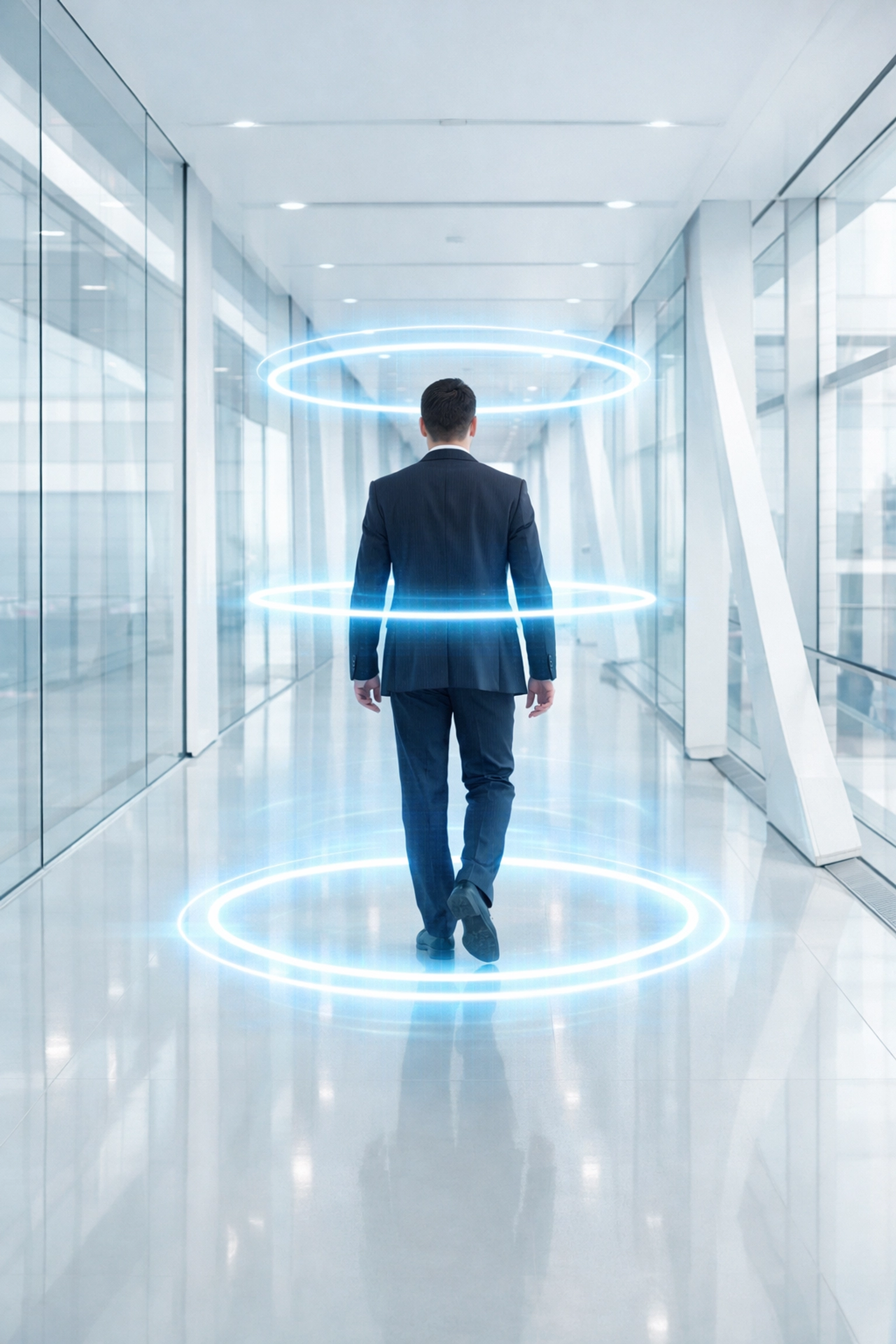 Continuous identity monitoring in a modern office using managed security services and scanning.