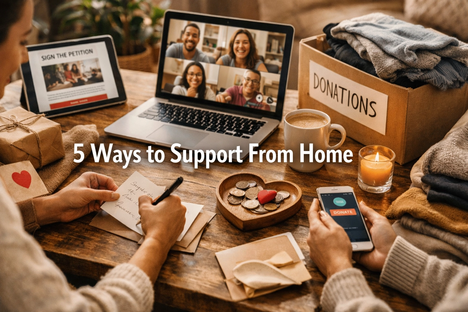 [HERO] 5 Ways to Support From Home