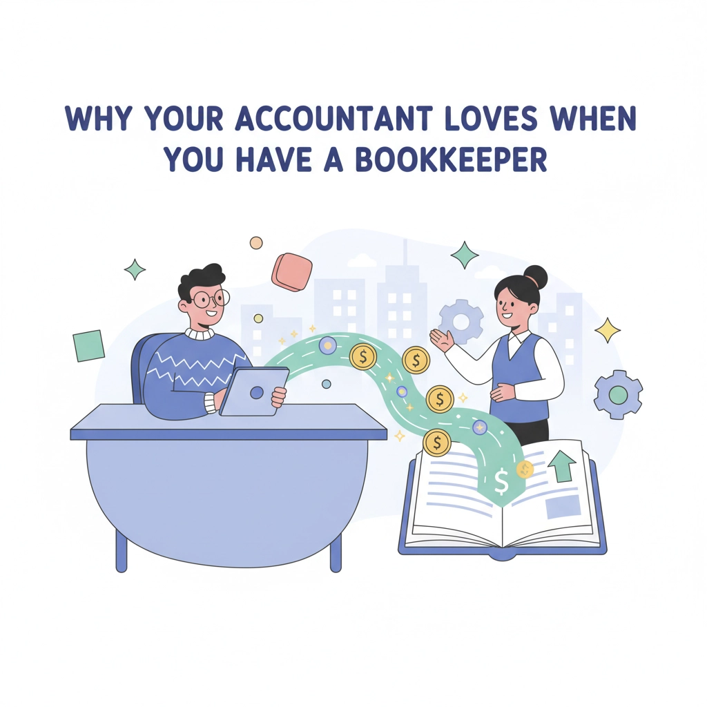 Why Your Accountant Loves When You Have a Bookkeeper