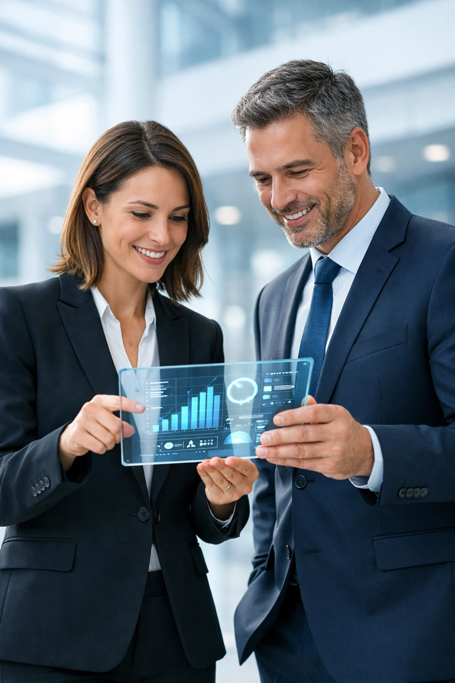 Sales professionals collaborating on a value proposition to build long-term customer loyalty and trust.