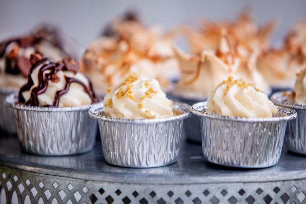 Buttermilk Sky Pie Shop Flower Mound Display of 4-inch Pies