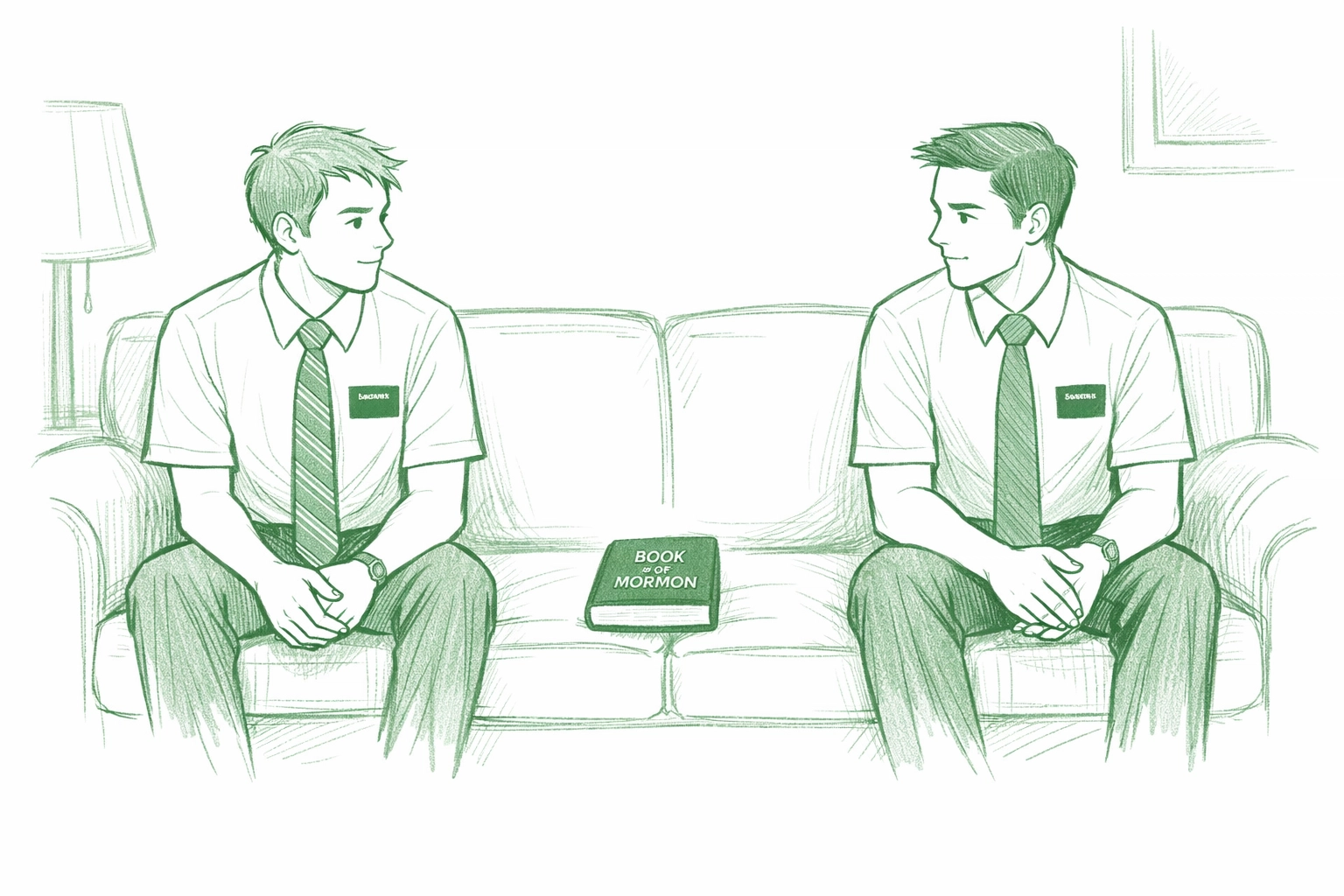 Mormon missionaries struggling with secret gay feelings and internal conflict between faith and love