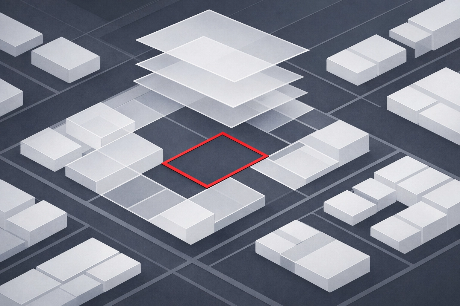 Plan de rénovation cadastrale mettant en évidence un lot pour un certificat de localisation à Québec.