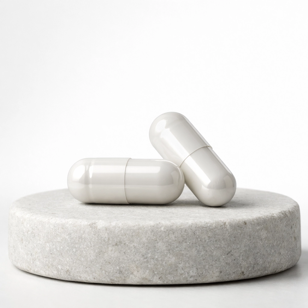 Svetinorm liver peptide capsules representing a professional bio-optimisation protocol.