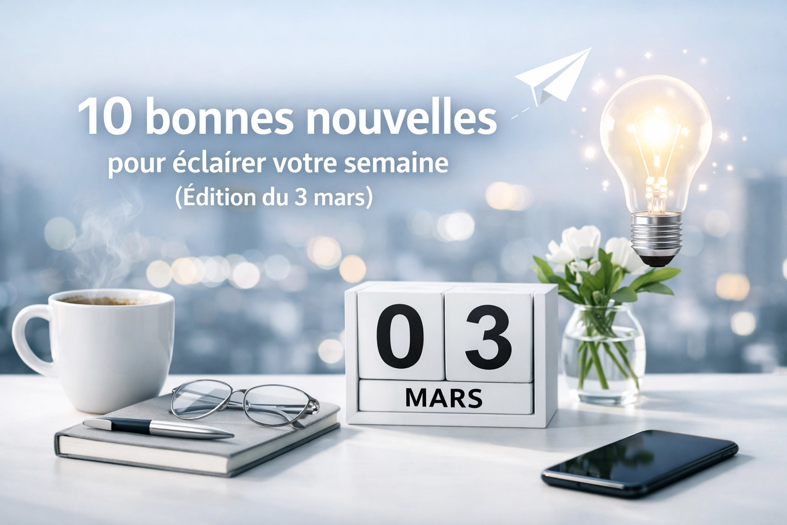 [HERO] 10 bonnes nouvelles pour éclairer votre semaine (Édition du 3 mars)