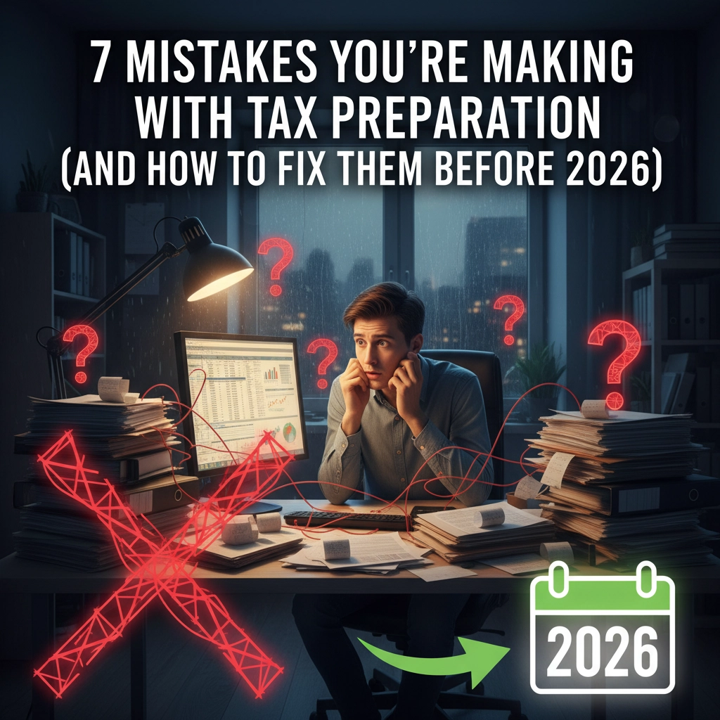 7 Mistakes You Are Making with Tax Preparation (and How to Fix Them Before 2026)