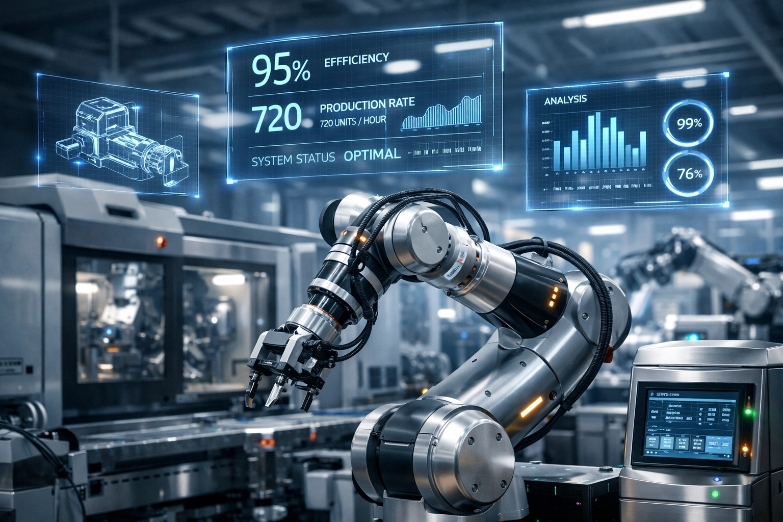 Modern industrial machinery illustrating the power of equipment finance for automated business scaling.