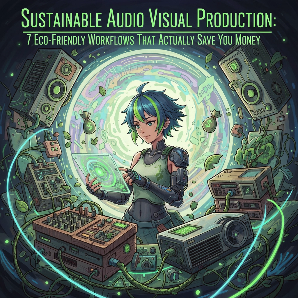 Sustainable Audio Visual Production: 7 Eco-Friendly Workflows That Actually Save You Money