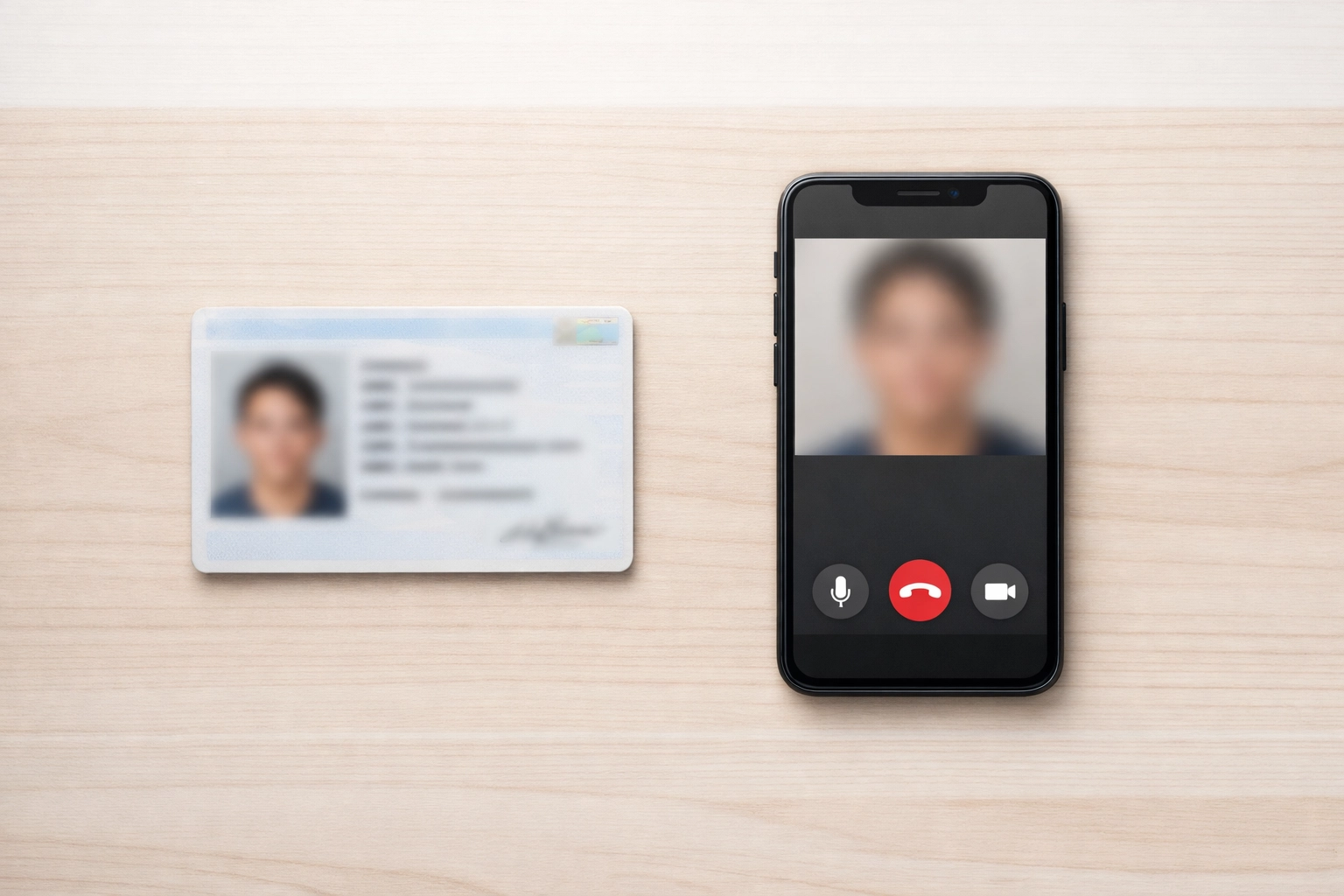 Government ID and smartphone for remote notarization identity verification