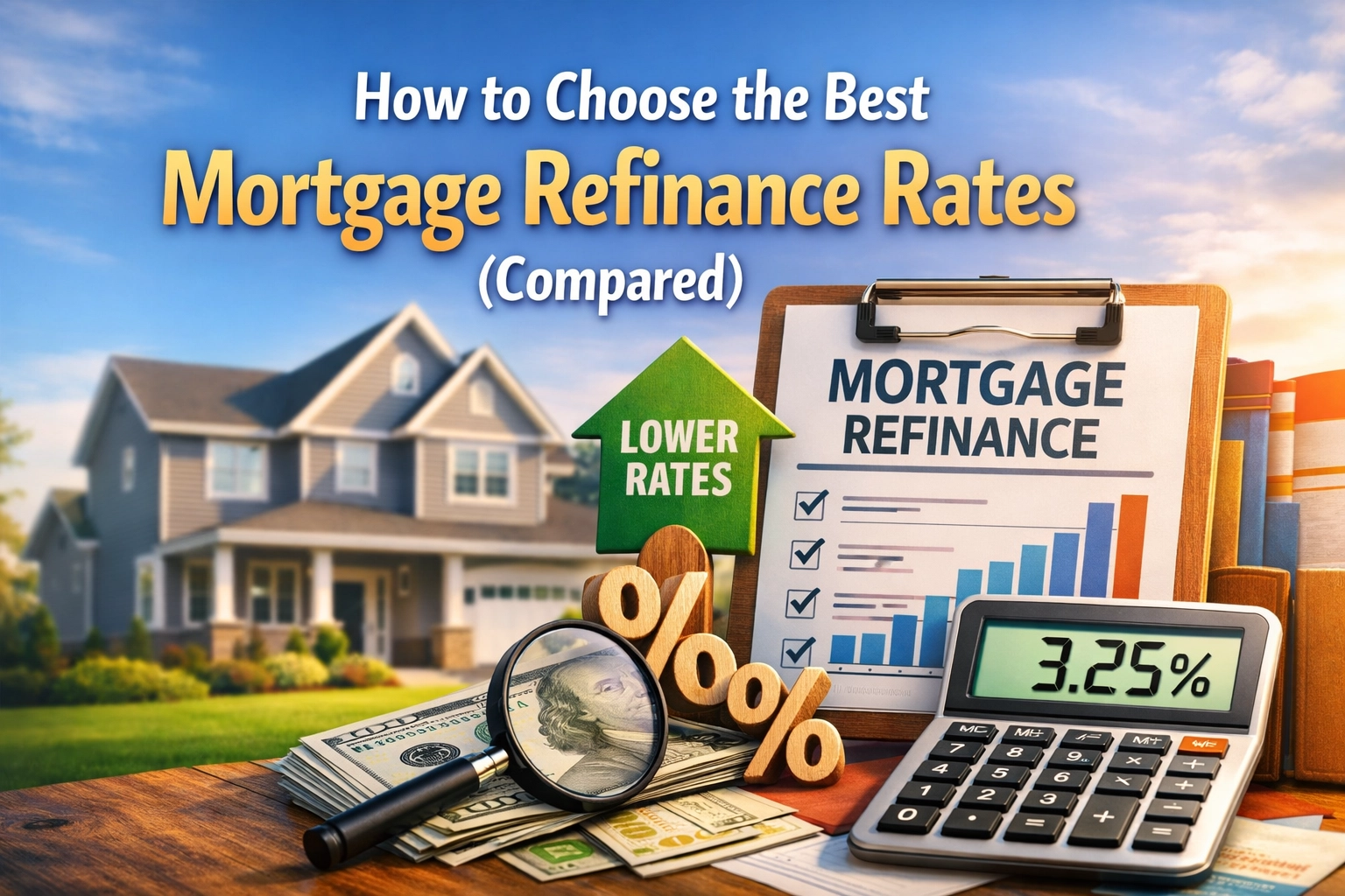 [HERO] How to Choose the Best Mortgage Refinance Rates (Compared)