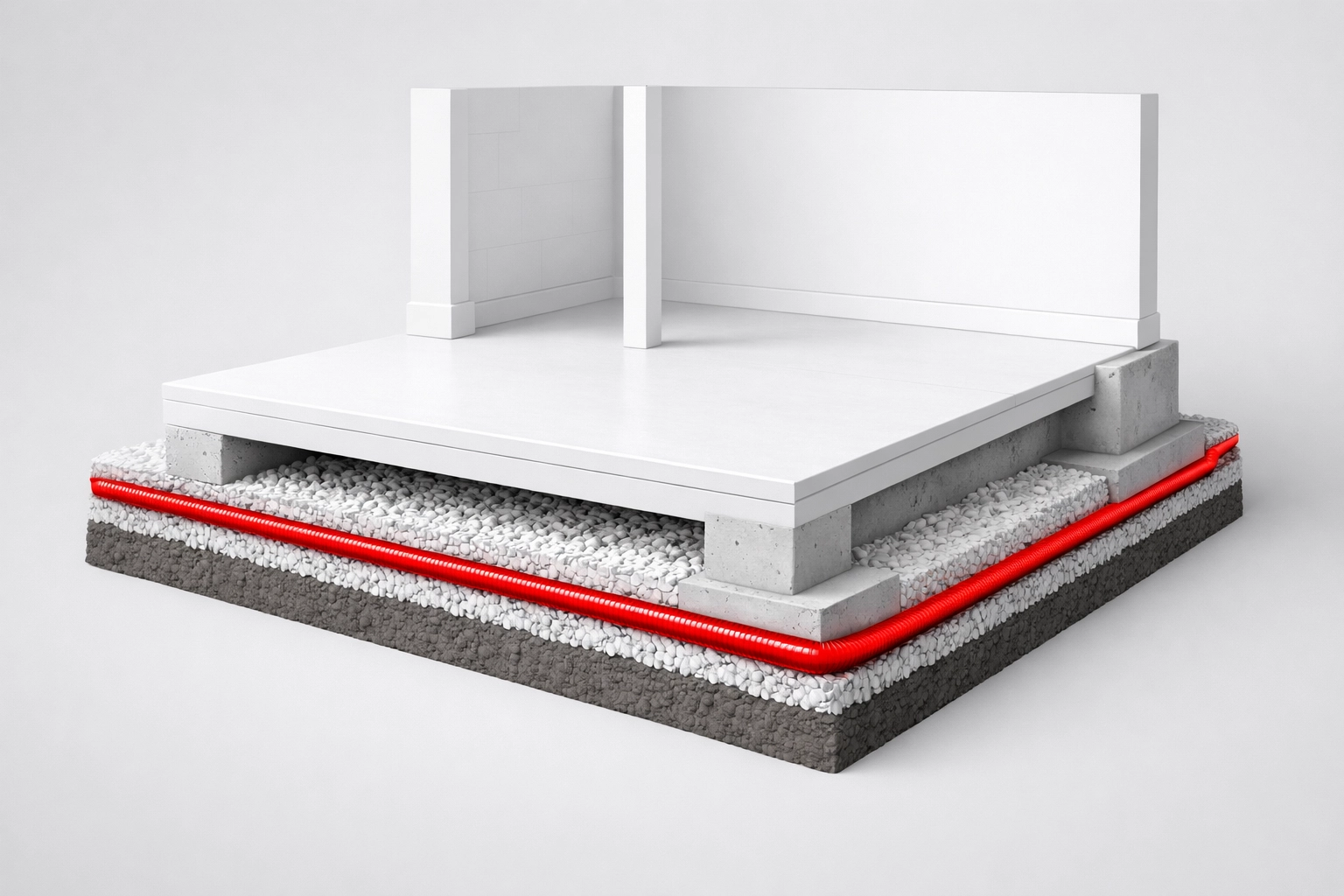 Analyse technique d'un drain français et des fondations d'une maison à Québec.