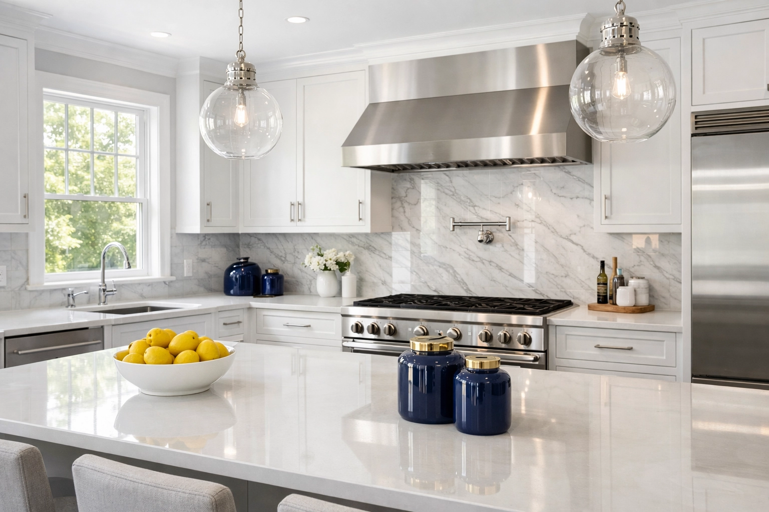 Sparkling modern kitchen in a Southborough home following a thorough Deep cleaning Southborough.