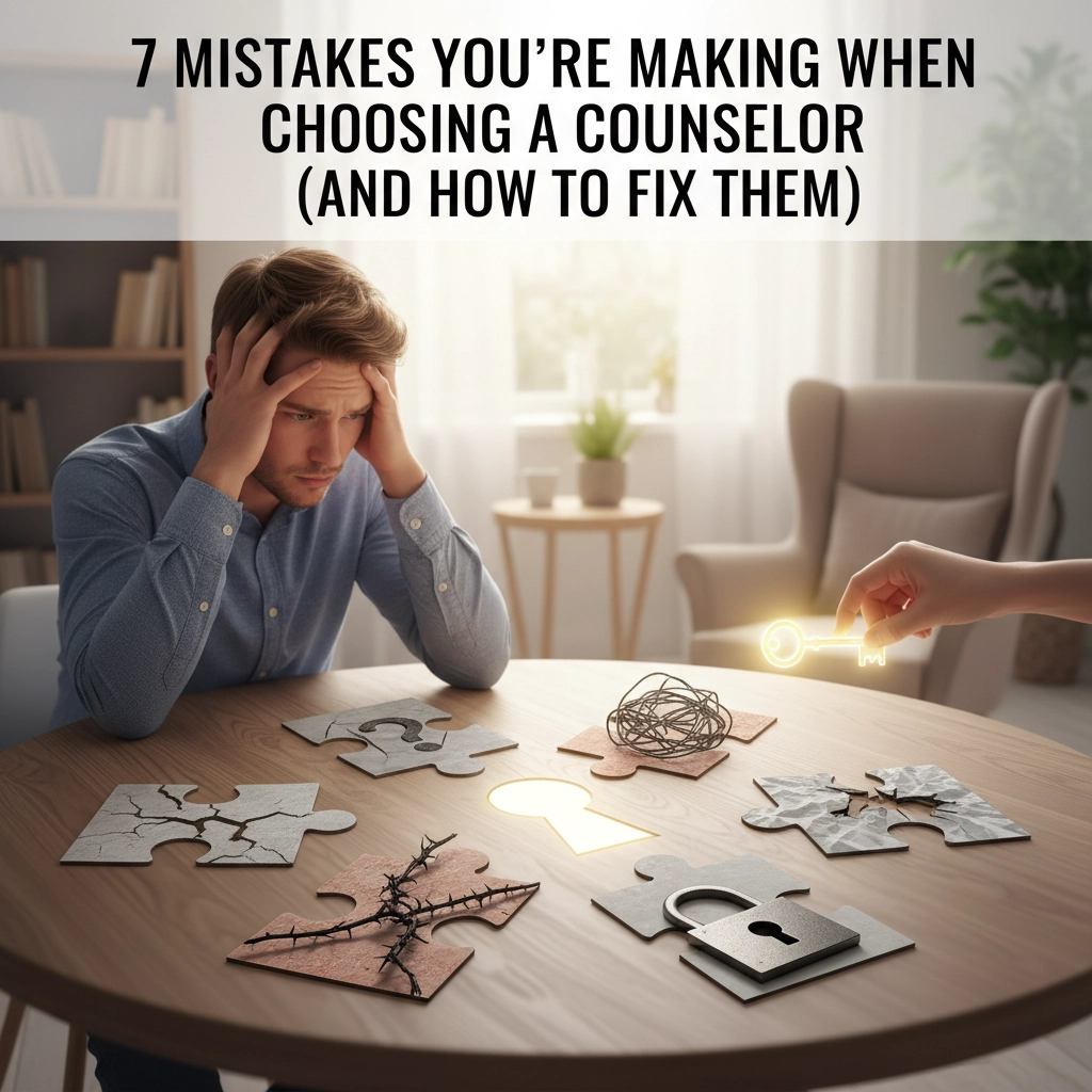 7 Mistakes You're Making When Choosing a Counselor (And How to Fix Them)