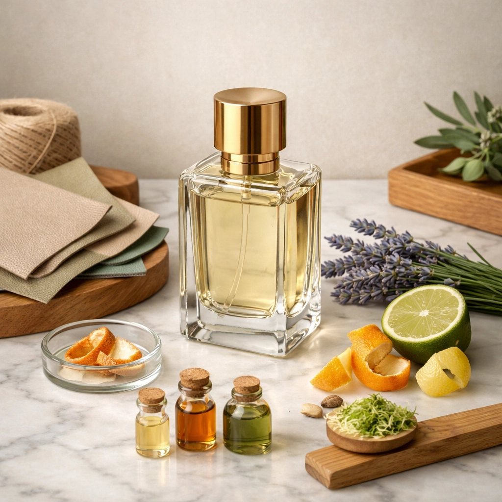 Luxury sustainable materials and botanical ingredients for green chemistry product development