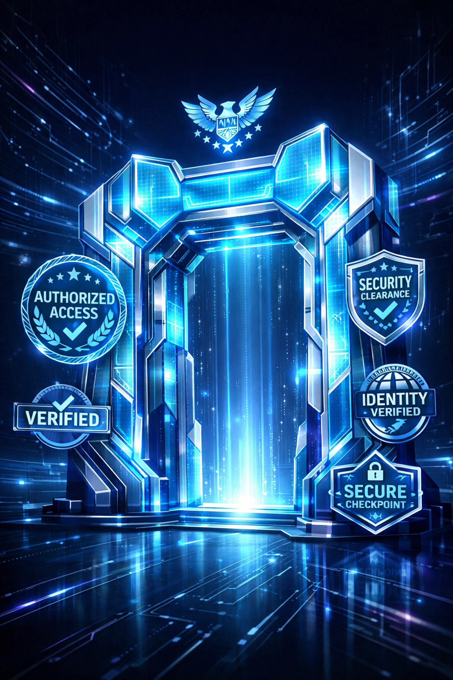 Digital gateway representing FinCEN MSB registration and federal crypto compliance requirements