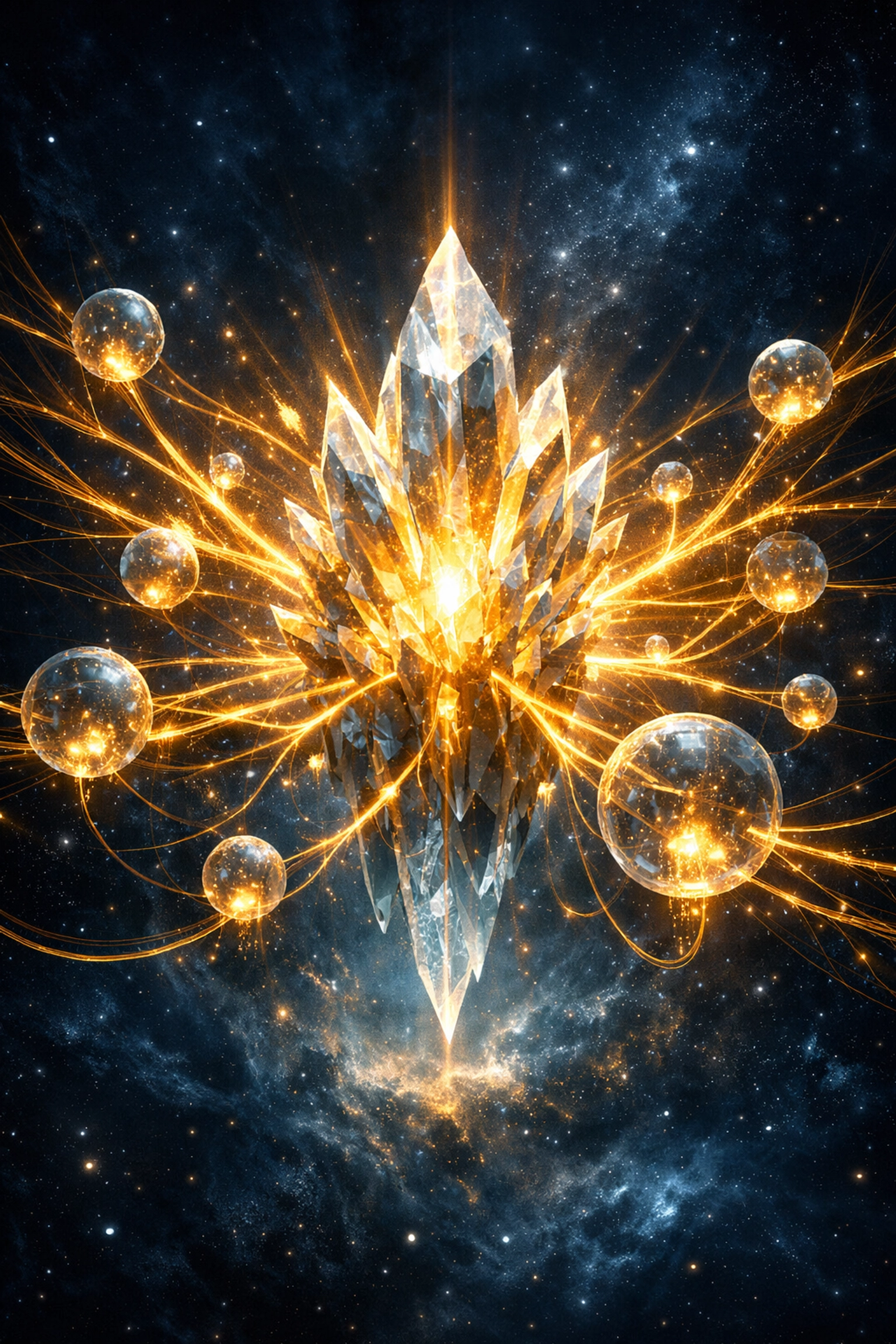 A central core of information branching out to related sub-topics within a strategic video content cluster.