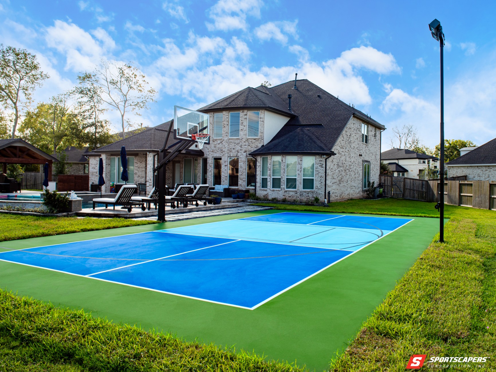 Basketball / Pickleball Court Installation