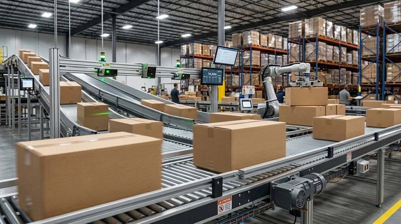 High-speed conveyor system for e-commerce