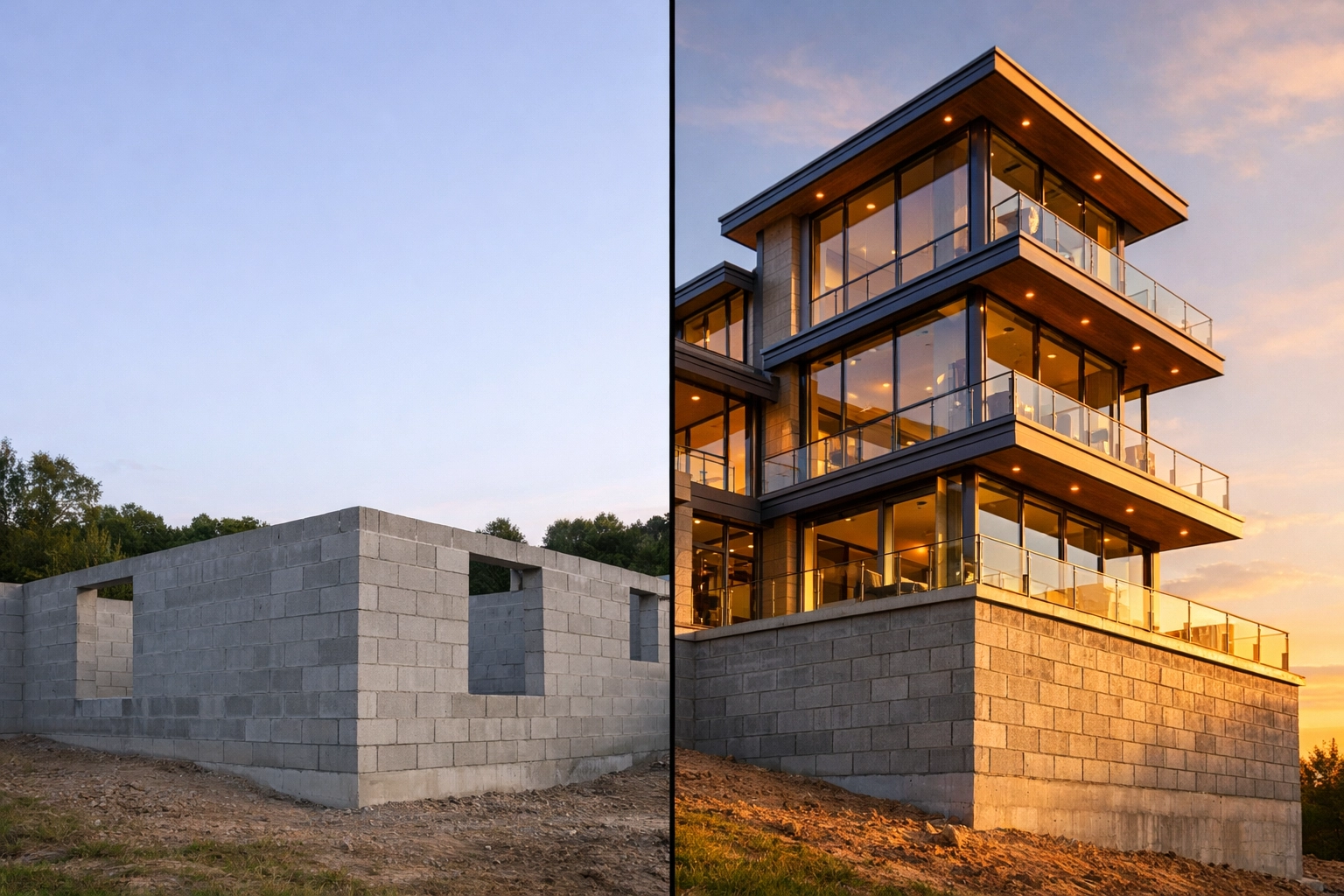 Traditional portfolio foundation with alternative investments layered on top for diversification