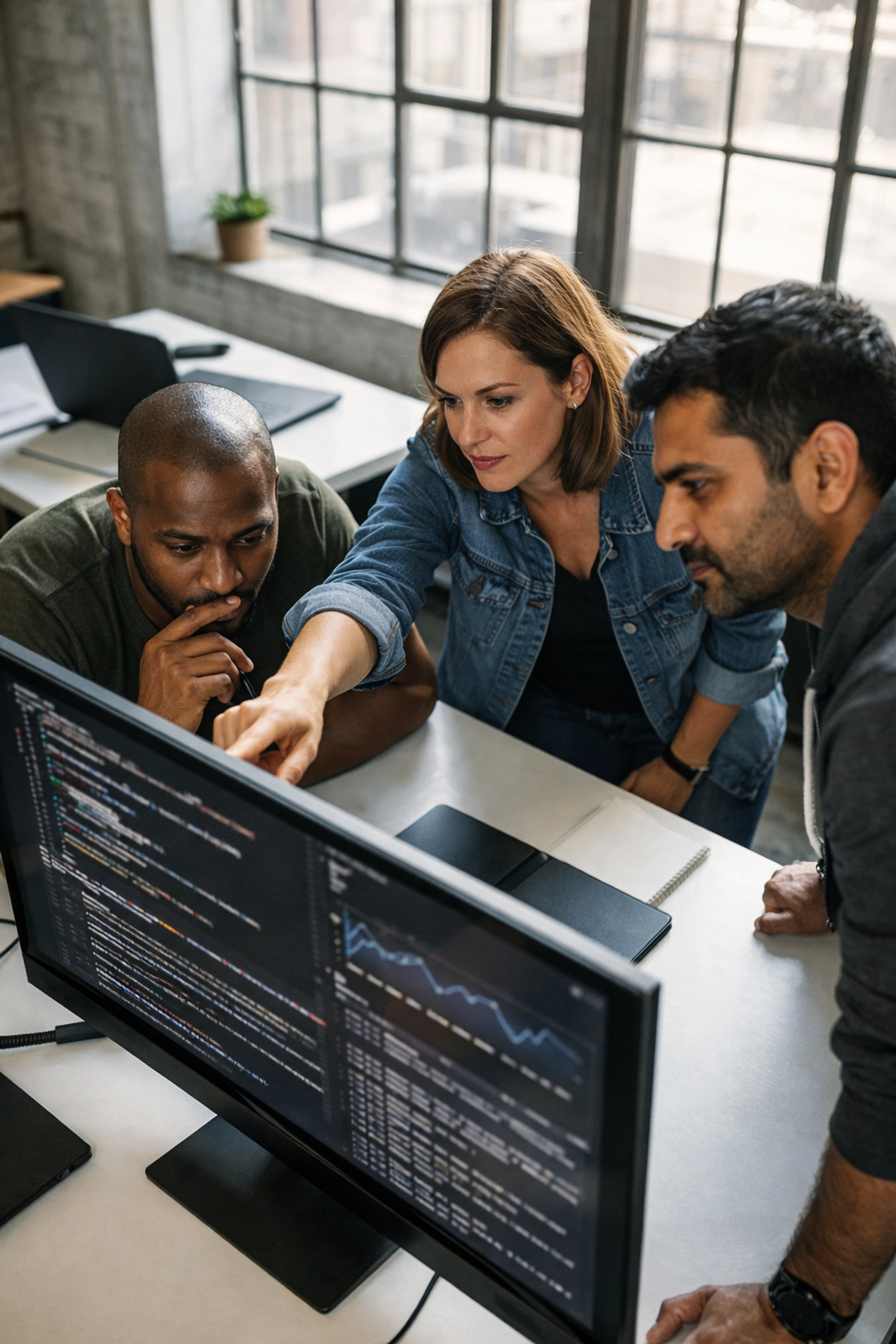 IT professionals collaborating in a modern office to troubleshoot a ServiceNow integration failure.