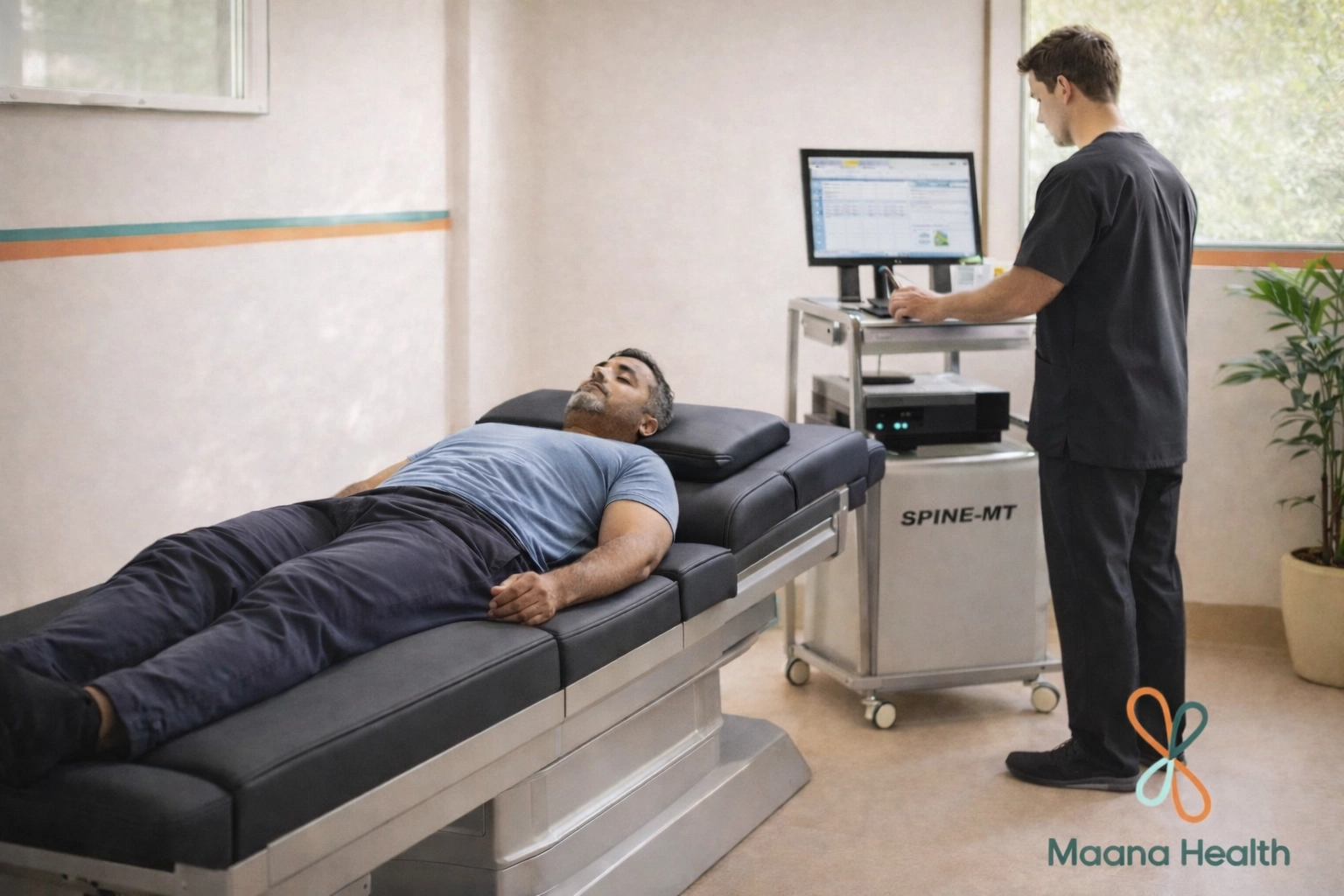 Kinetrac KNX-7000 spinal decompression suite