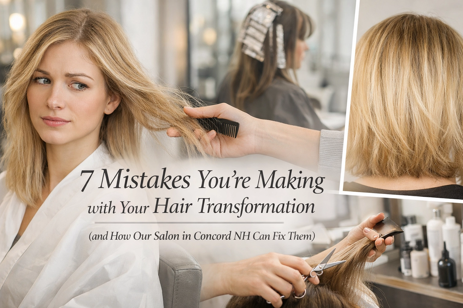 [HERO] 7 Mistakes You’re Making with Your Hair Transformation (and How Our Salon in Concord NH Can Fix Them)