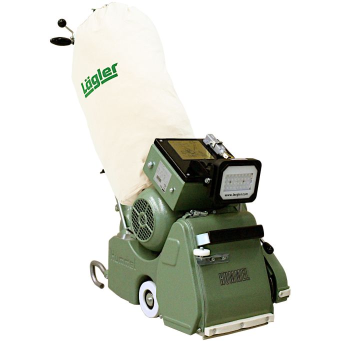 Lägler HUMMEL professional drum floor sander Used by Rovin’s Flooring Inc