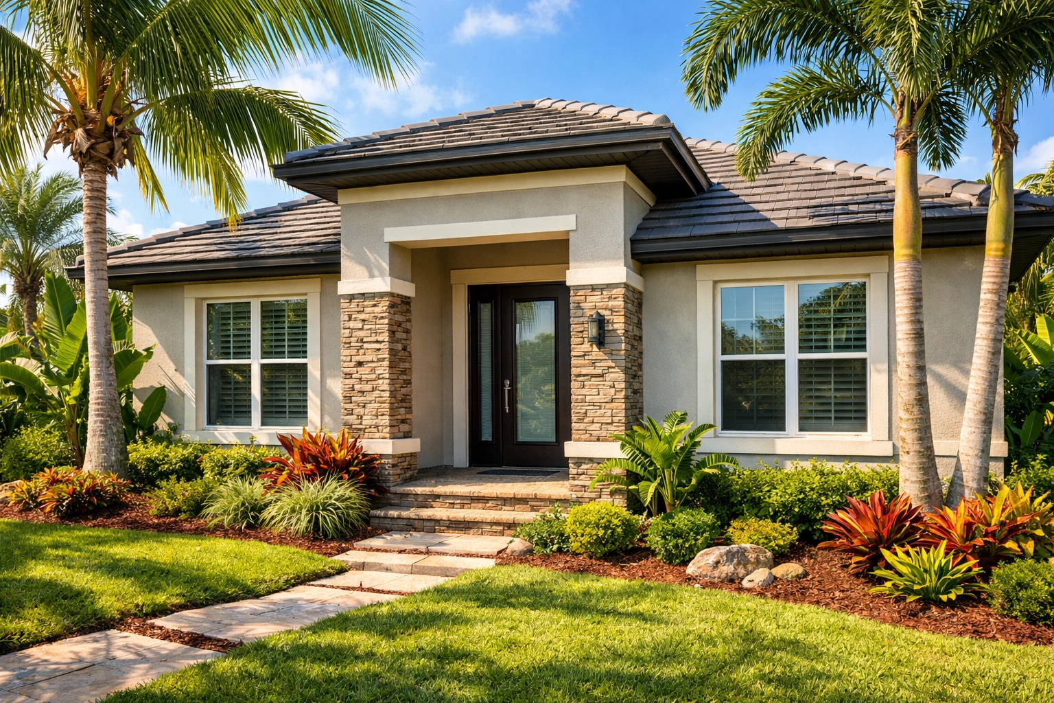 Southwest Florida home with tropical landscaping vulnerable to year-round pest activity