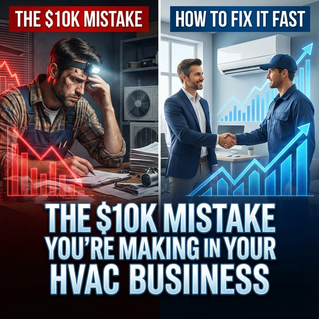 The $10K Mistake You’re Making in Your HVAC Business (and How to Fix It Fast)
