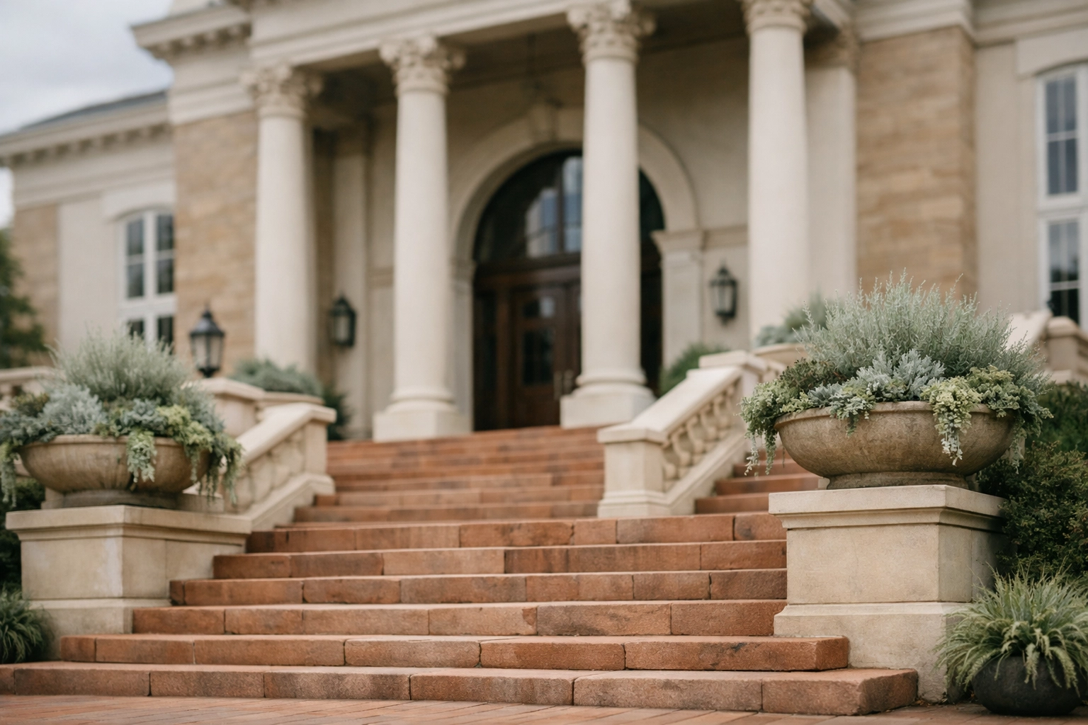 An inspirational view of a local Virginia courthouse, symbolizing the strength and clarity provided by the new 2026 Virginia Bed and Board Divorce laws.