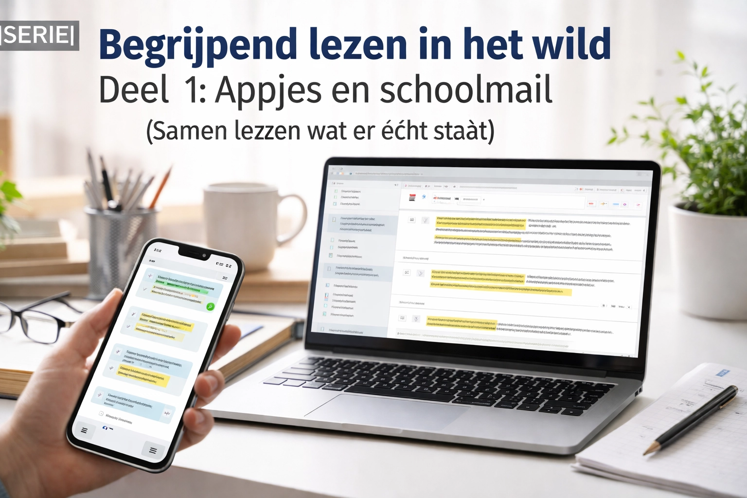 [HERO] [SERIE] Begrijpend lezen in het wild - Deel 1: Appjes en schoolmail (Samen lezen wat er écht staat)